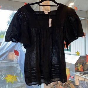 Gap black blouse